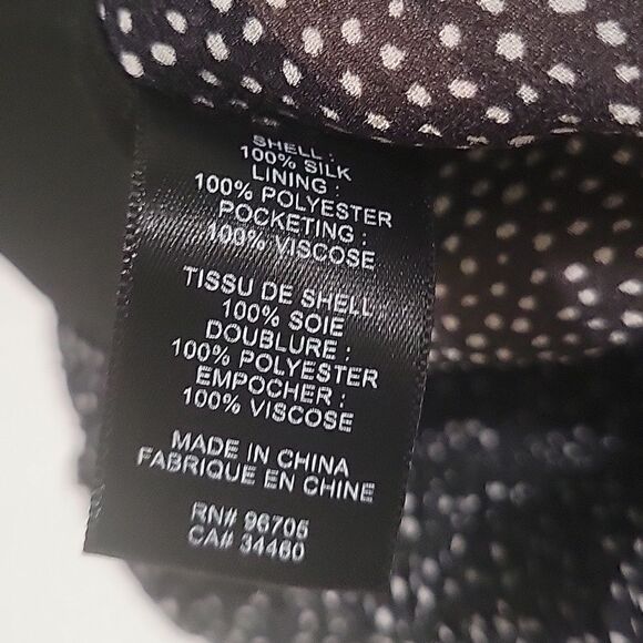 Rebecca Taylor Pebble Print Silk Chiffon Jumpusit - Picture 12 of 15